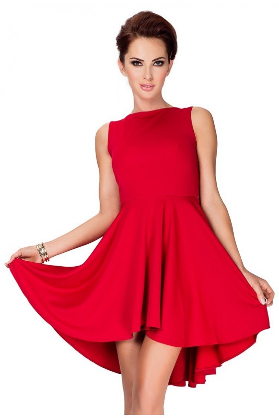 Lacosta - Exclusive asymetrické šaty - cervene 33-2