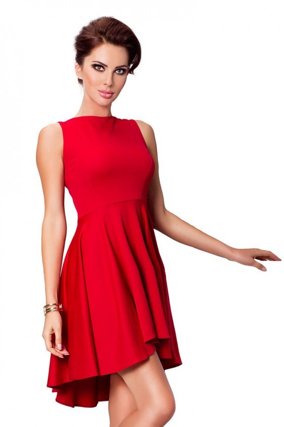 Lacosta - Exclusive asymetrické šaty - cervene 33-2
