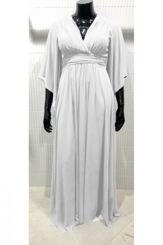 Jednoduché svadobné šaty 30118