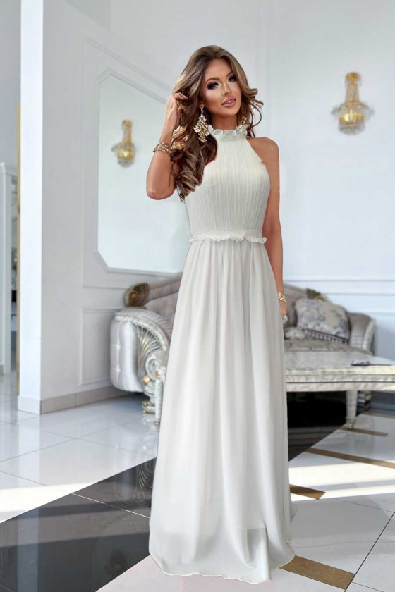 Jednoduché svadobné šaty 30051