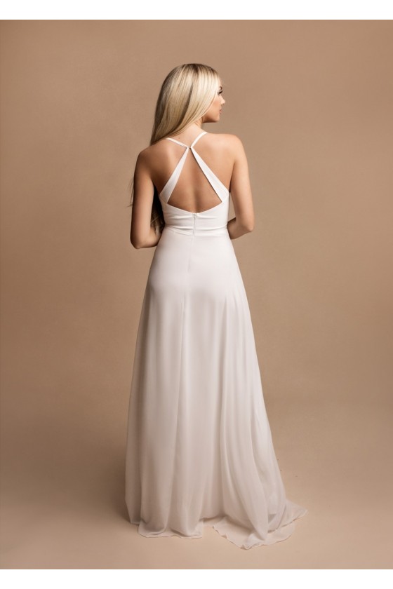 Jednoduché svadobné šaty 30174