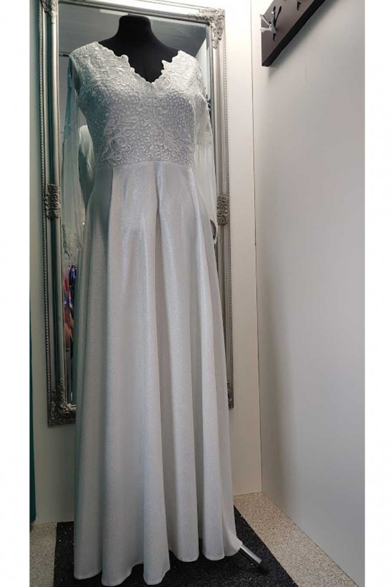 Spoločenské / svadobné šaty veľ.46 a 54 30016