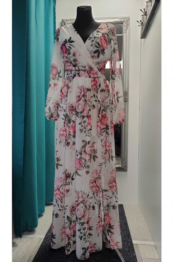 Kvetované dámske šaty 30182
